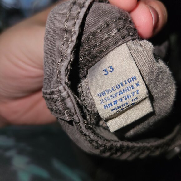 Arizona Jean Co Flex Longboard Brown Cargo Shorts 33" Waist - Picture 4 of 7